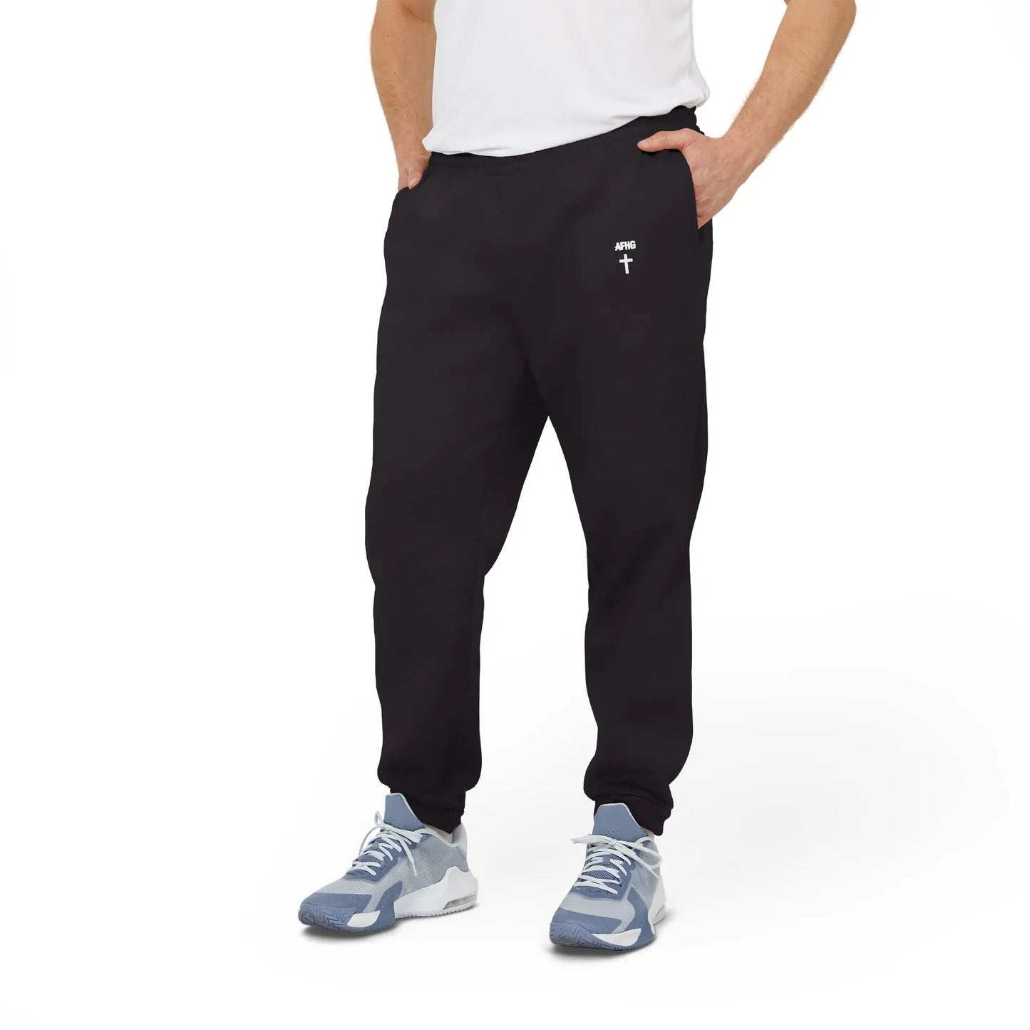 Christian Fleece Joggers Printify