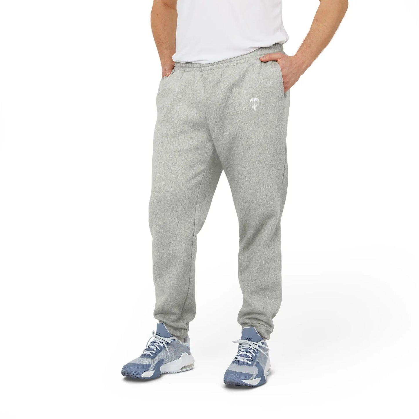 Christian Fleece Joggers Printify