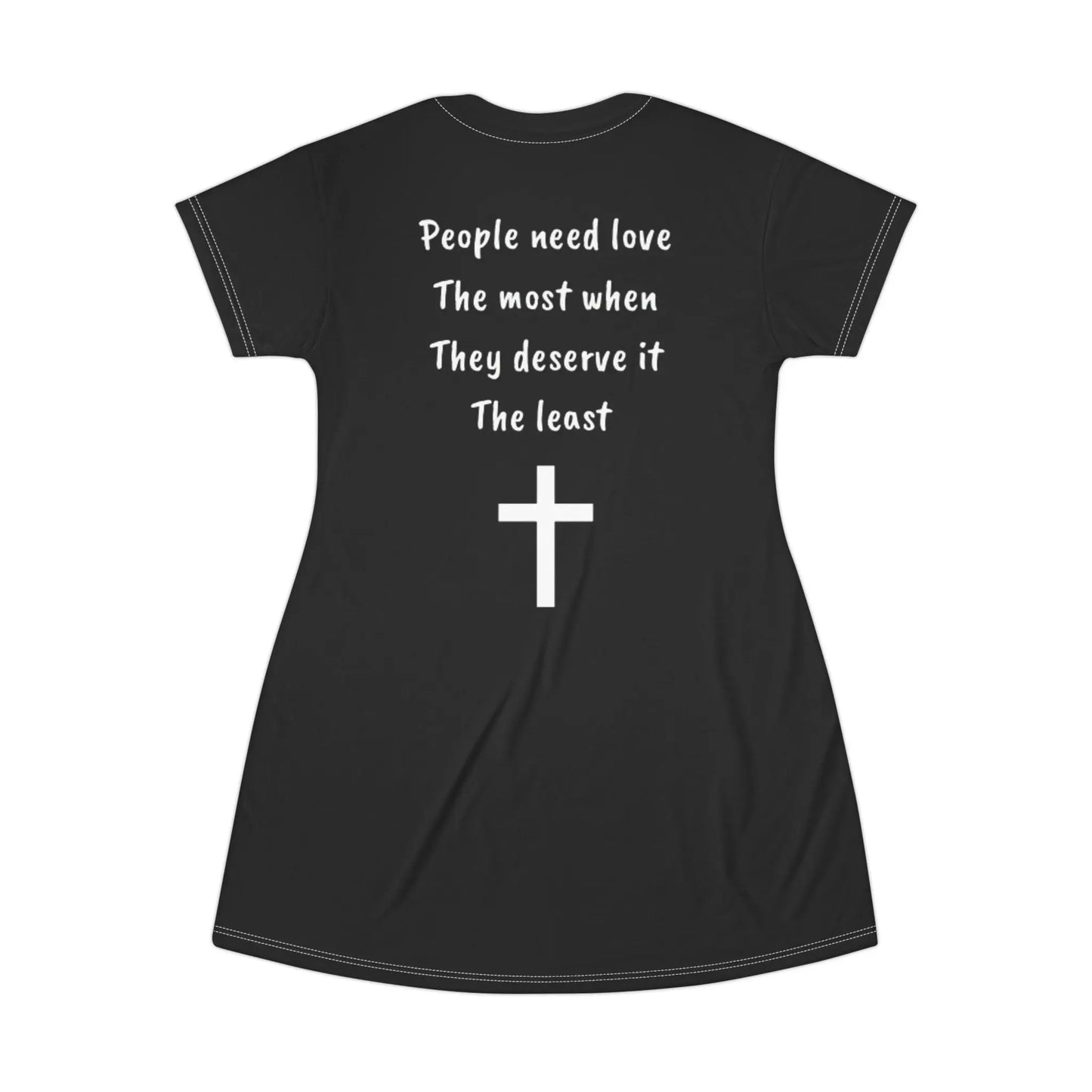 Christian T-Shirt Dress Printify