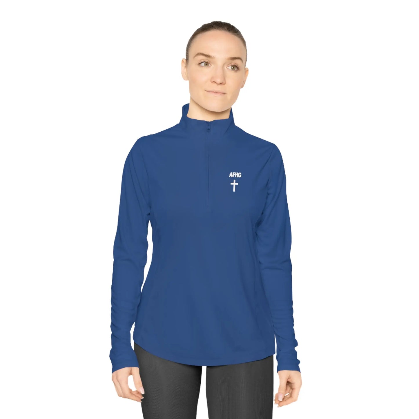 Christian Women's Quarter Zip Printify