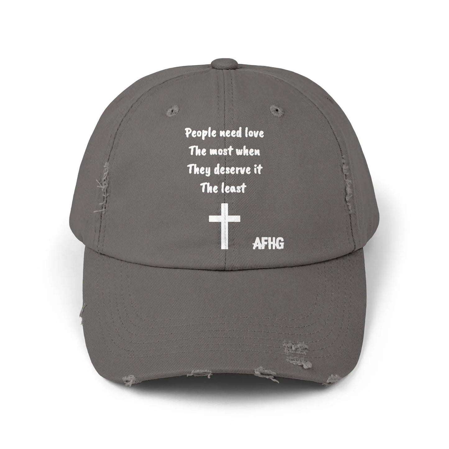Christian Distressed Hat Printify