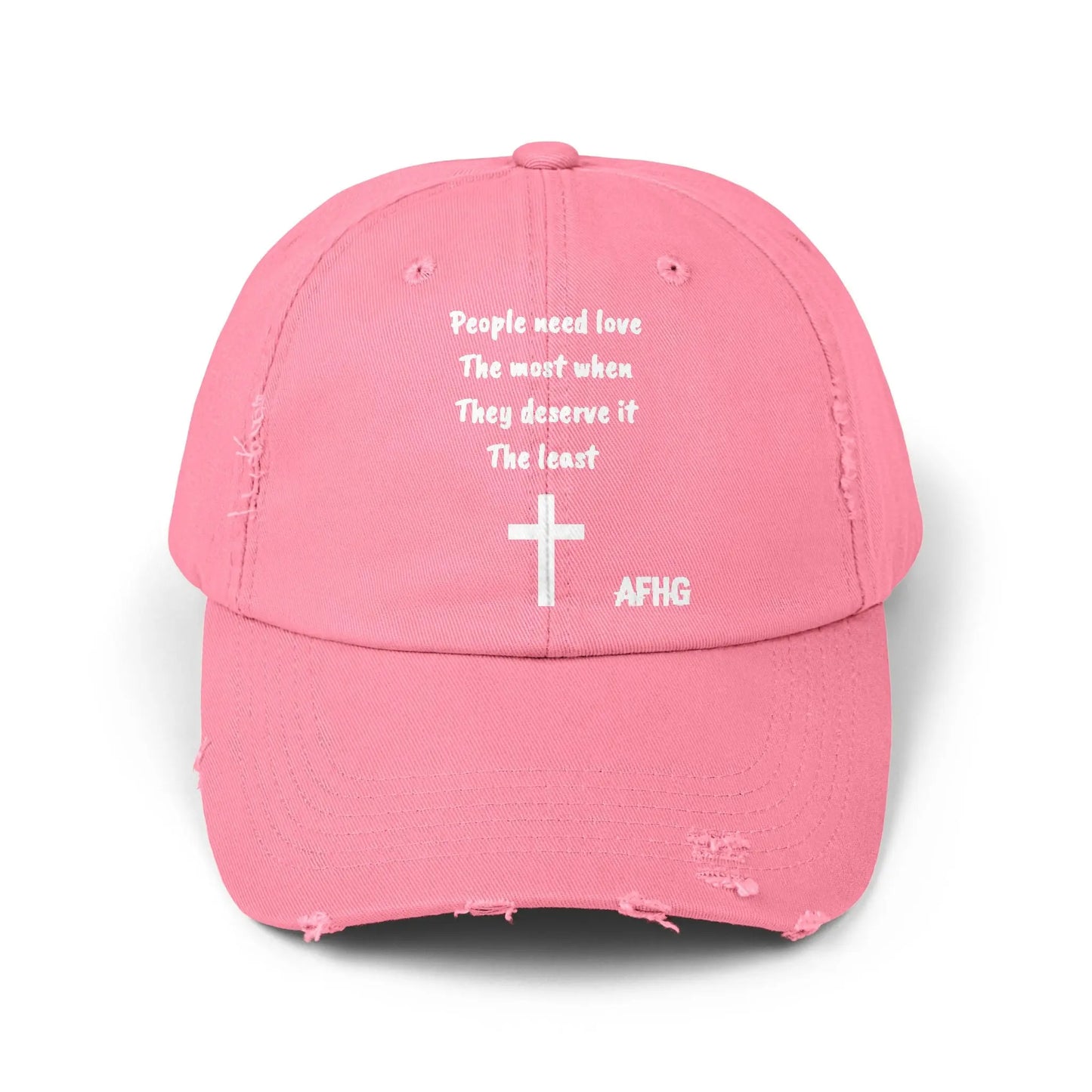 Christian Distressed Hat Printify