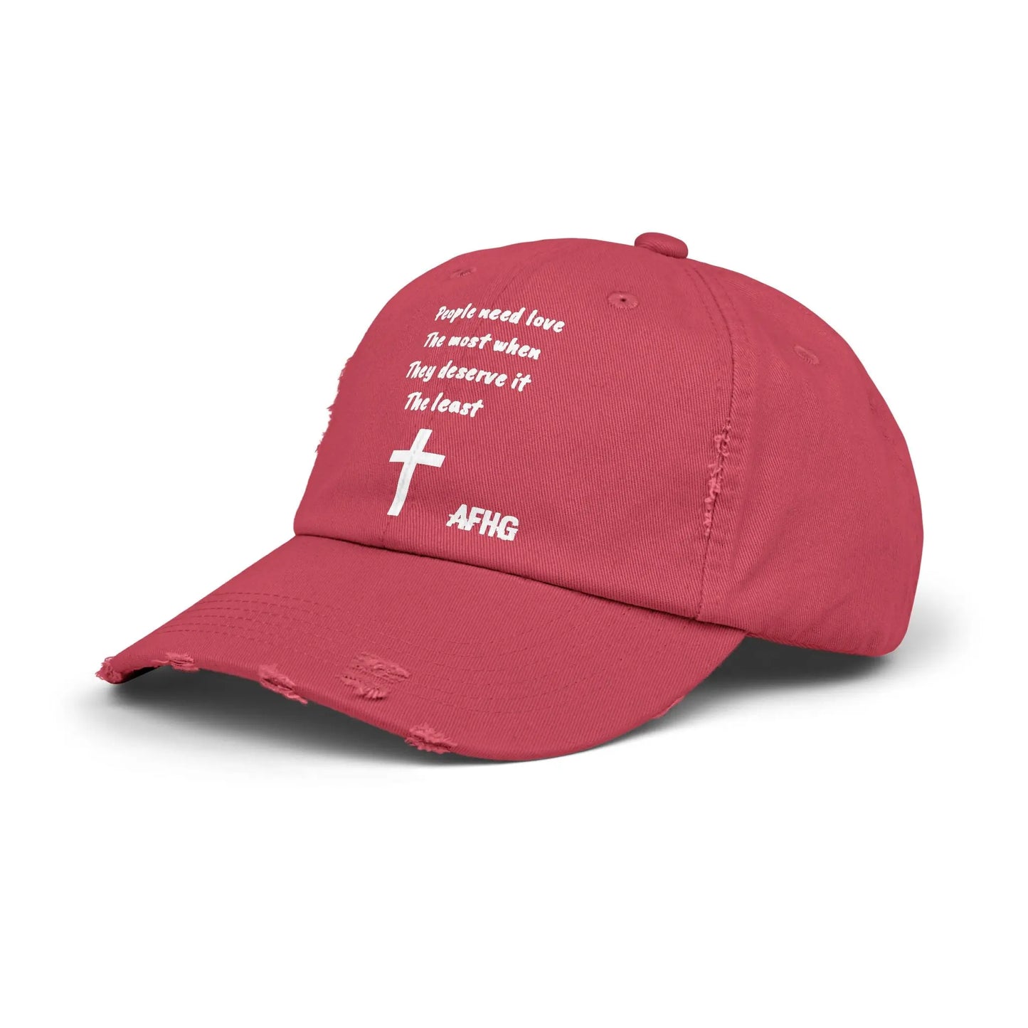 Christian Distressed Hat Printify
