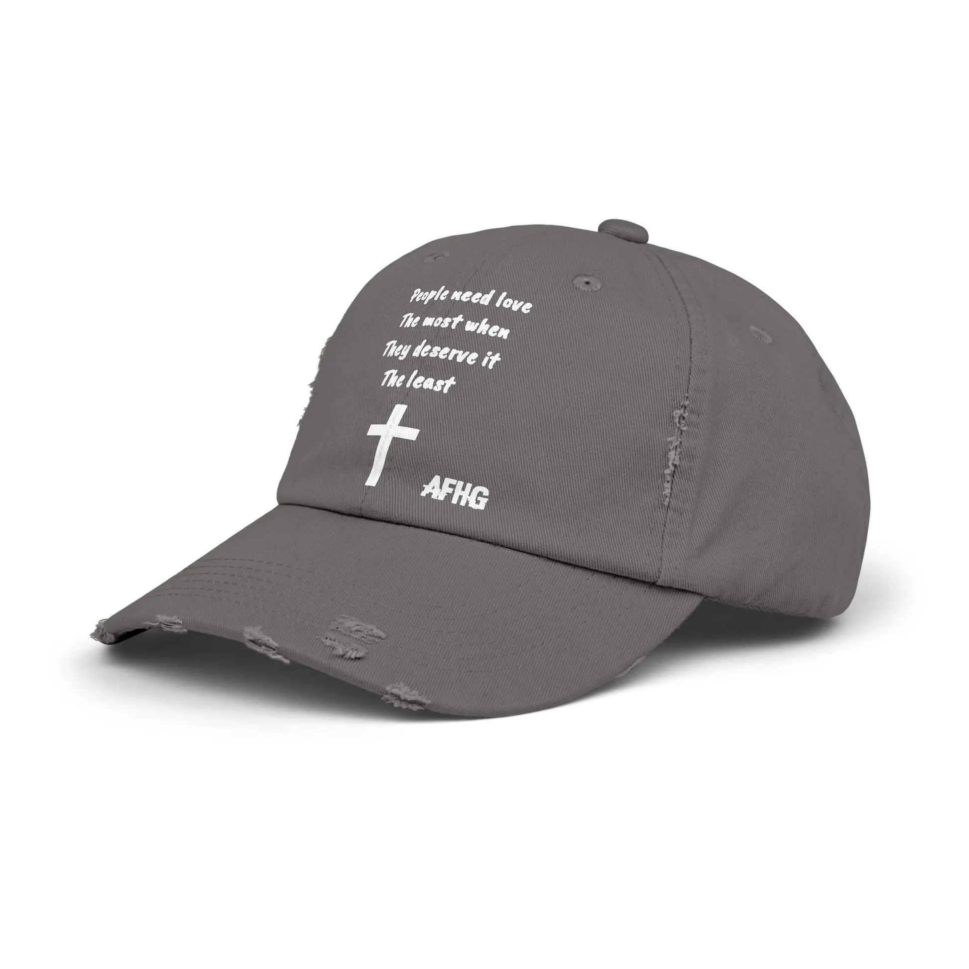 Christian Distressed Hat Printify