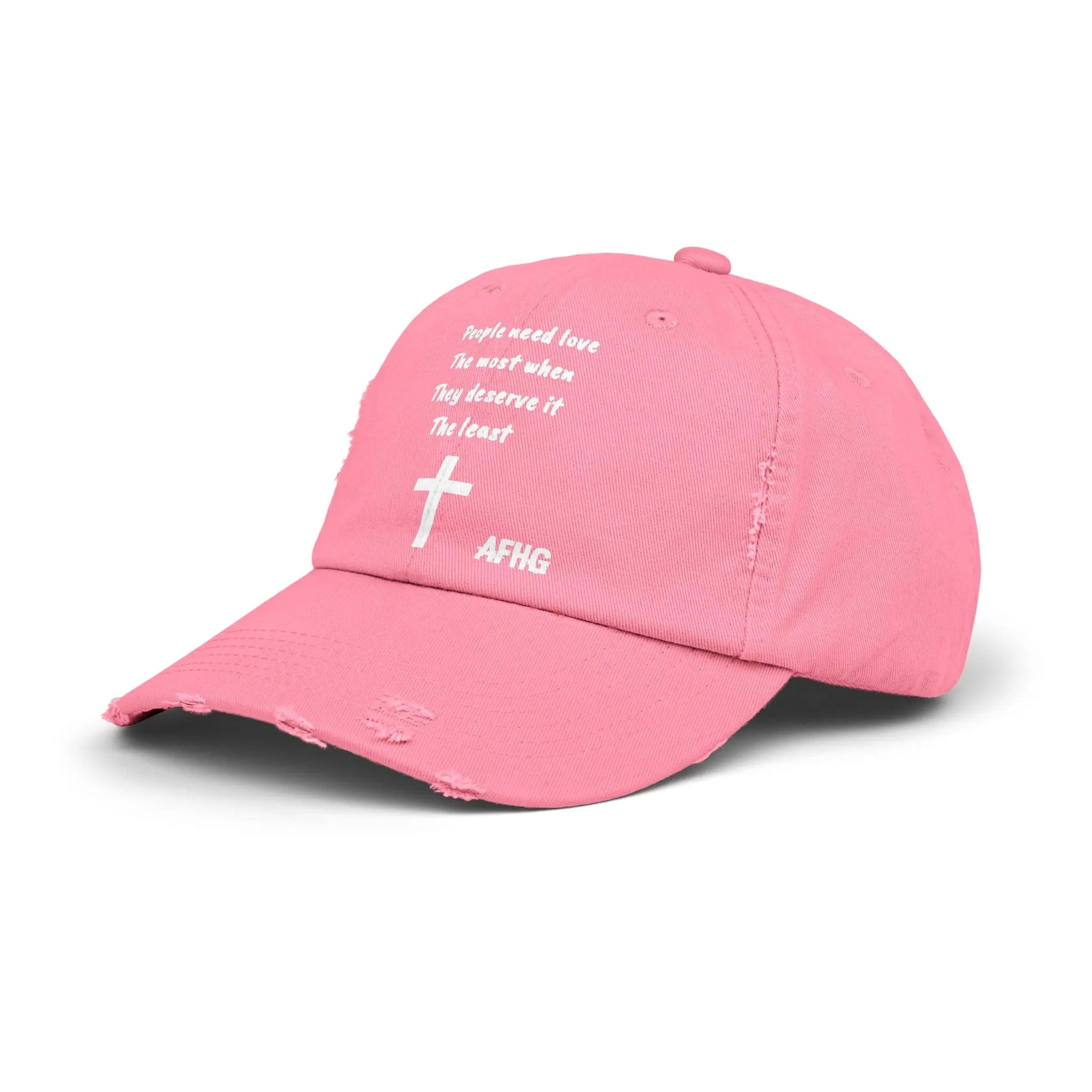 Christian Distressed Hat Printify