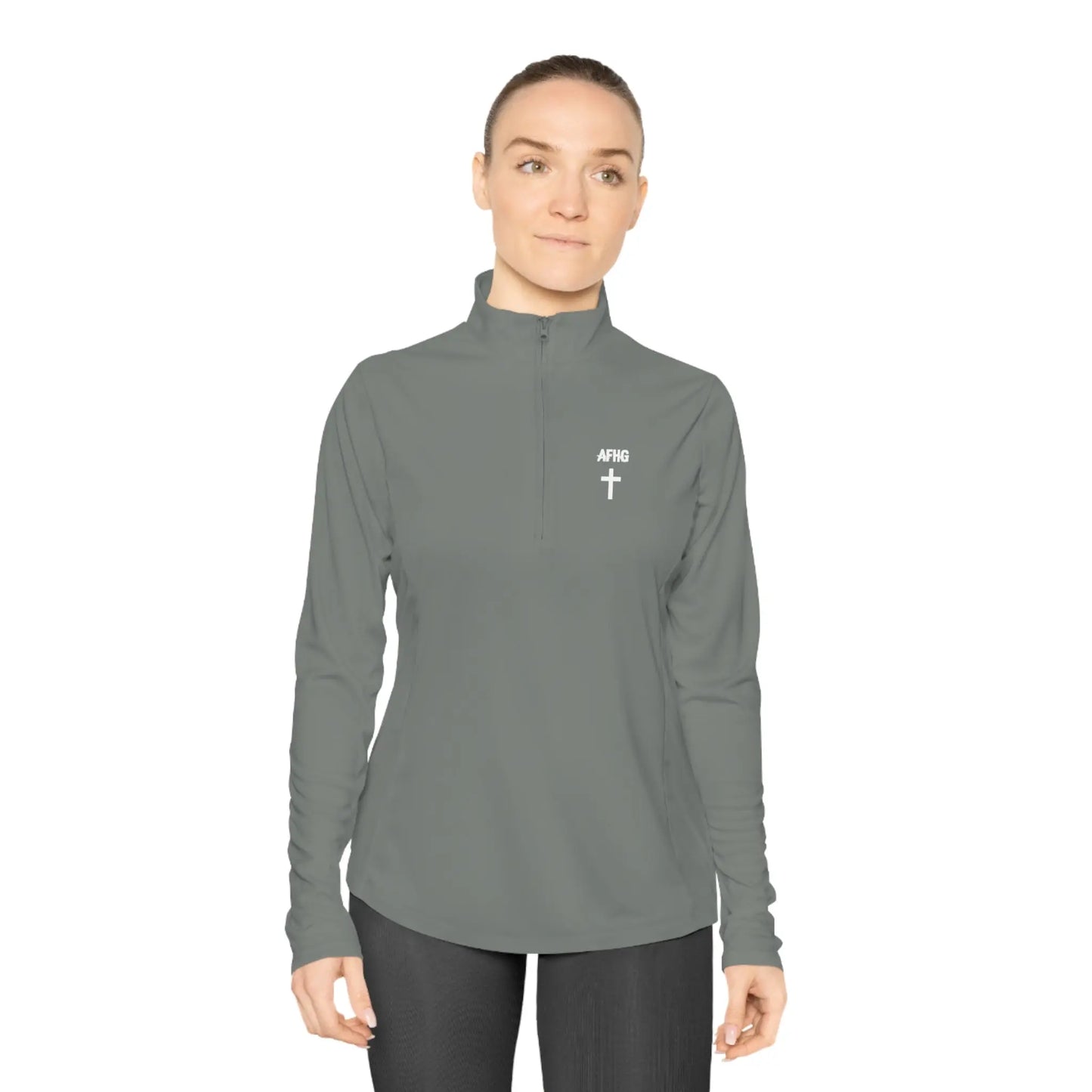 Christian Women's Quarter Zip Printify
