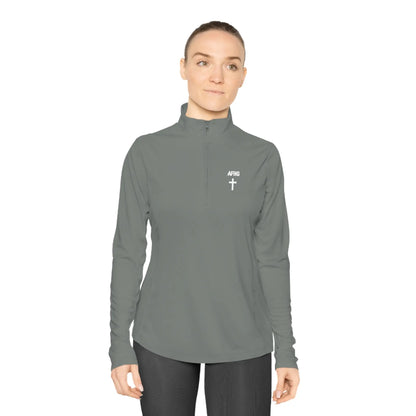 Christian Women's Quarter Zip Printify