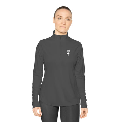 Christian Women's Quarter Zip Printify