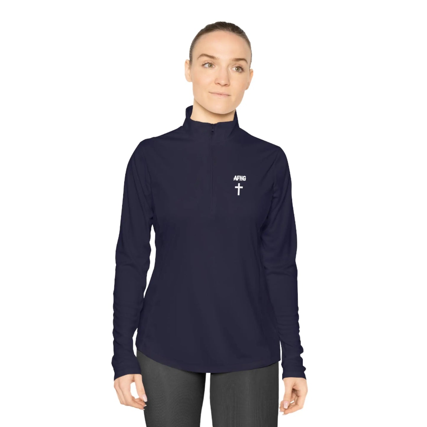 Christian Women's Quarter Zip Printify