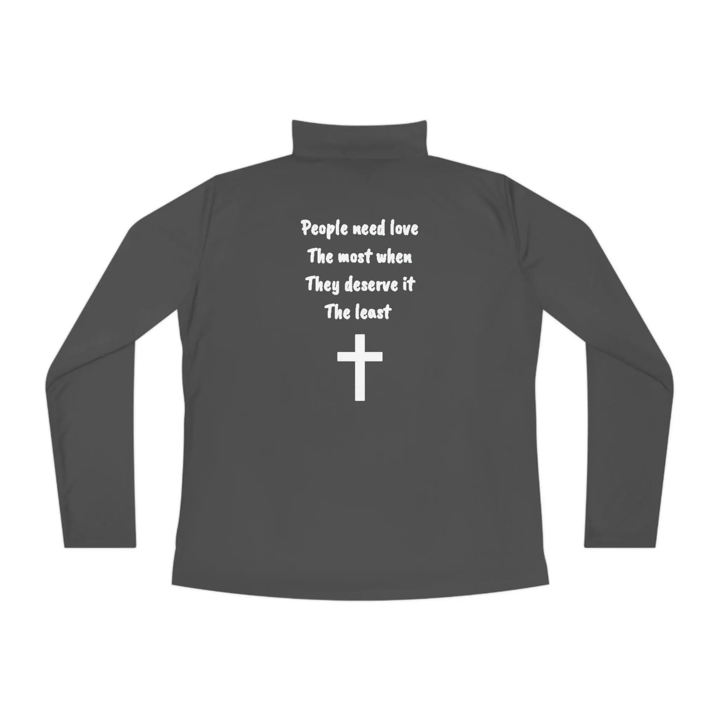 Christian Women's Quarter Zip Printify