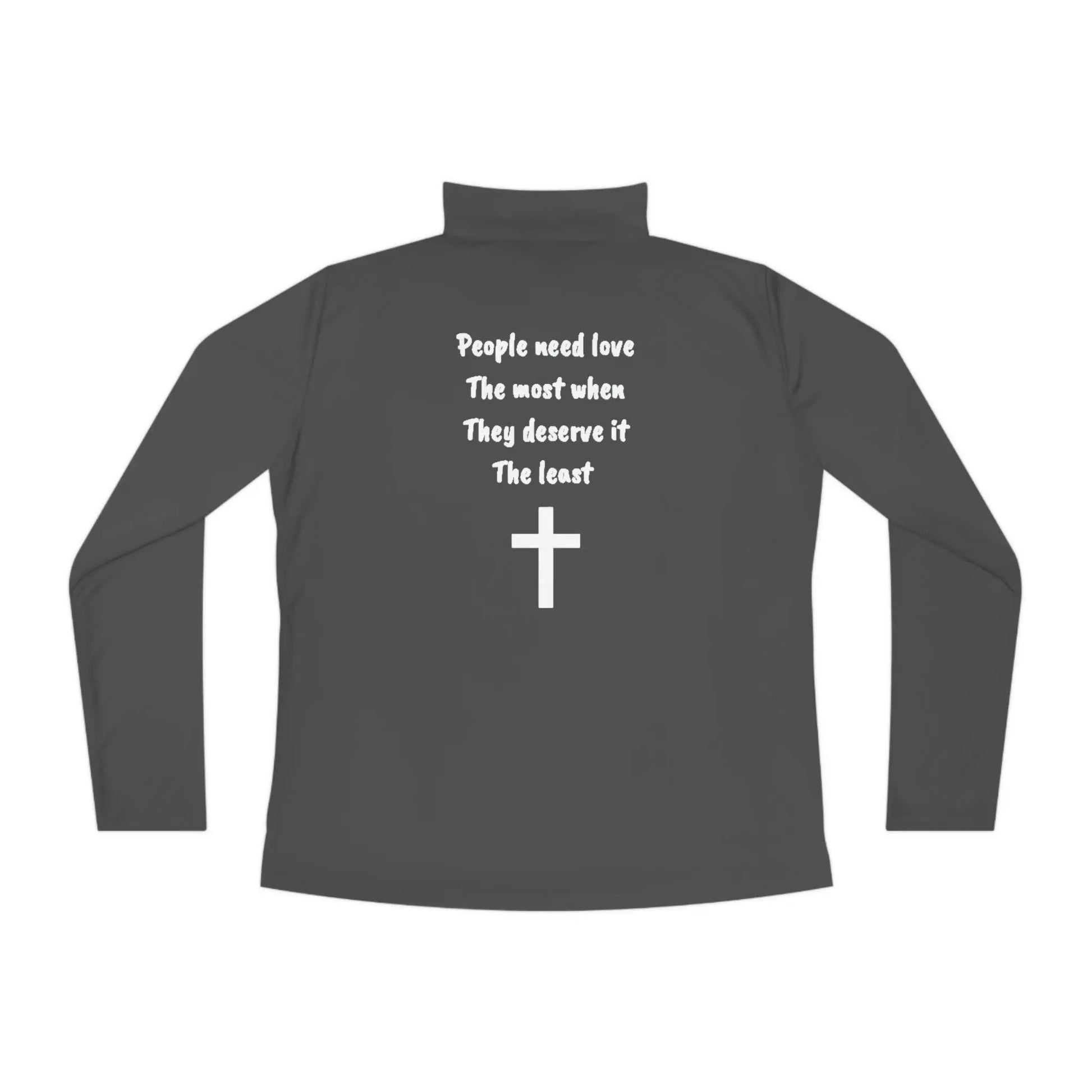 Christian Women's Quarter Zip Printify