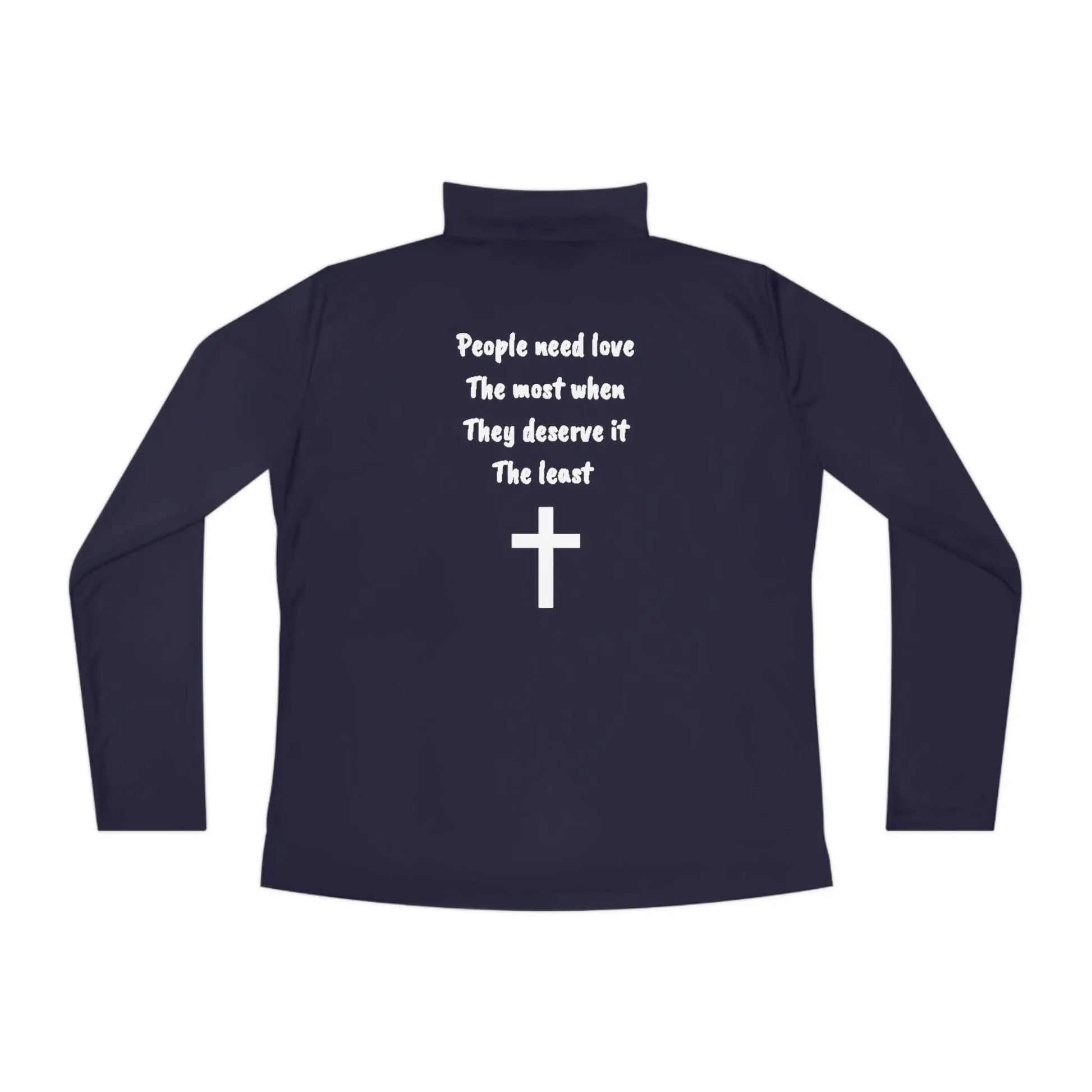 Christian Women's Quarter Zip Printify