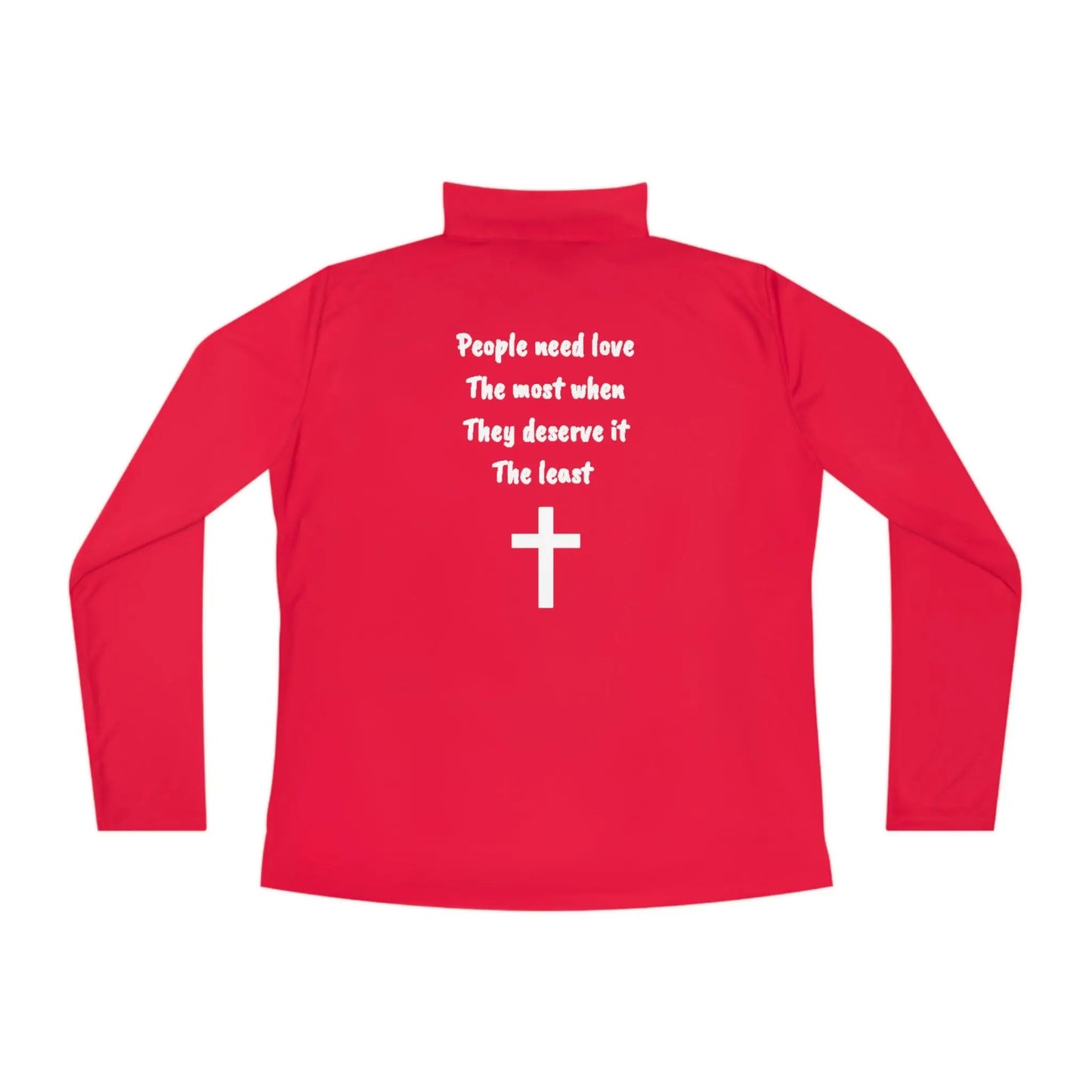 Christian Women's Quarter Zip Printify
