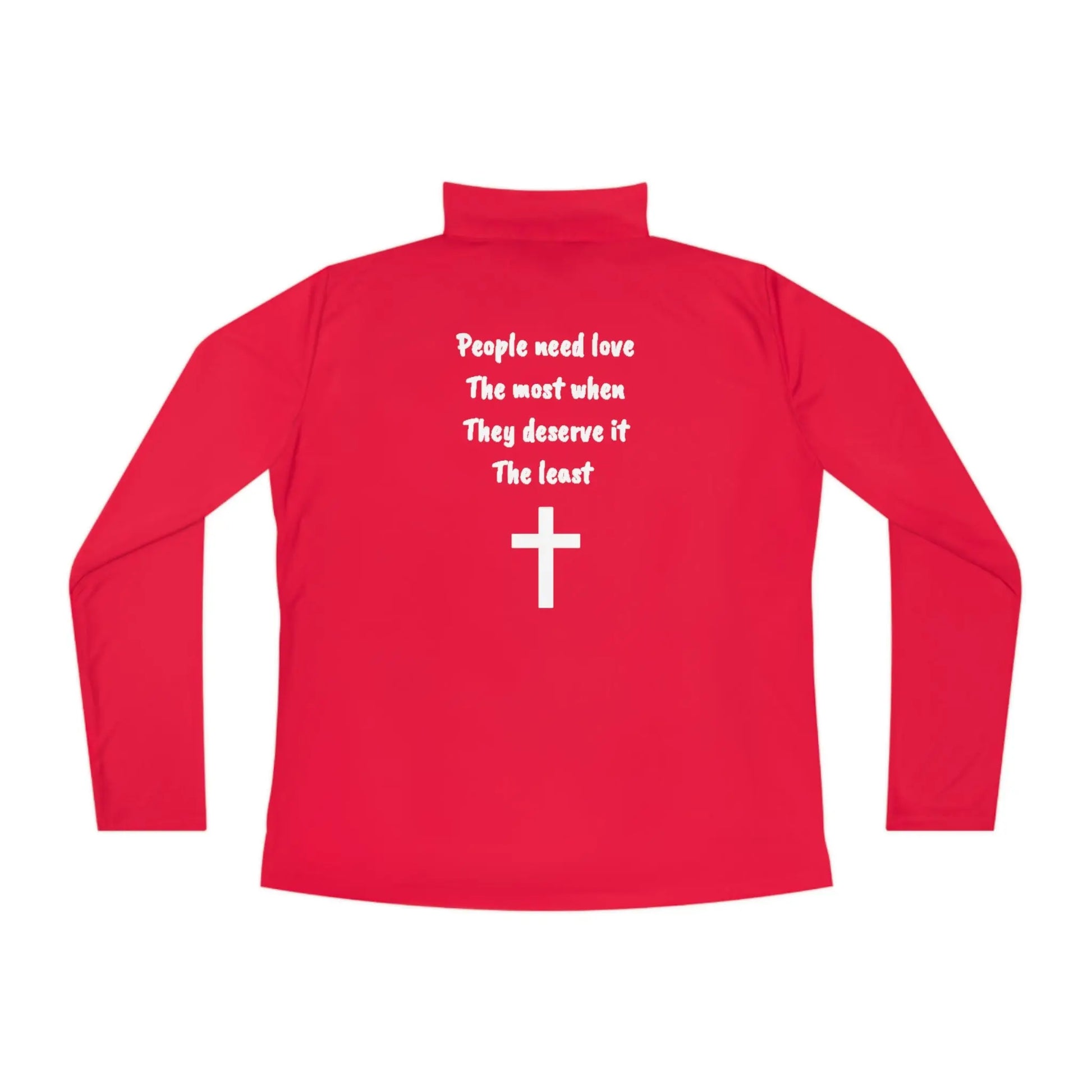 Christian Women's Quarter Zip Printify