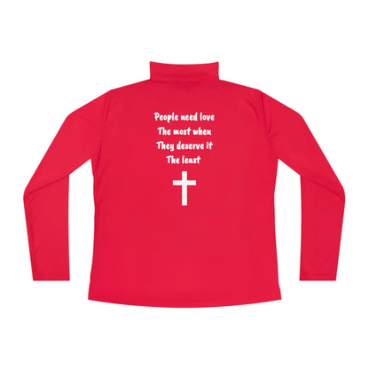 Christian Women's Quarter Zip Printify