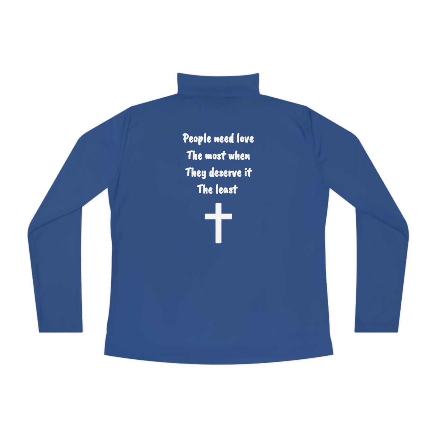 Christian Women's Quarter Zip Printify