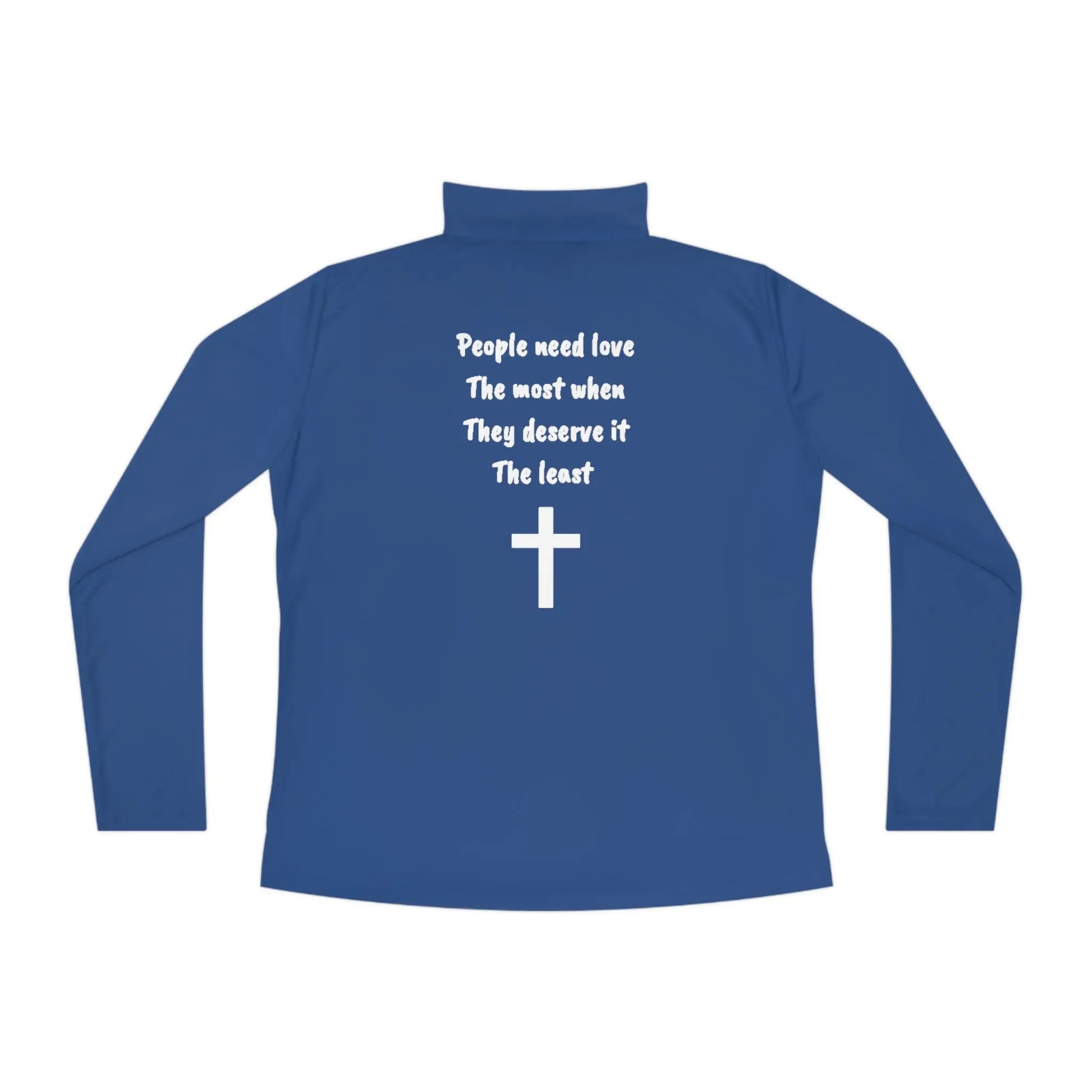 Christian Women's Quarter Zip Printify