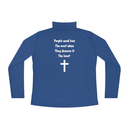 Christian Women's Quarter Zip Printify
